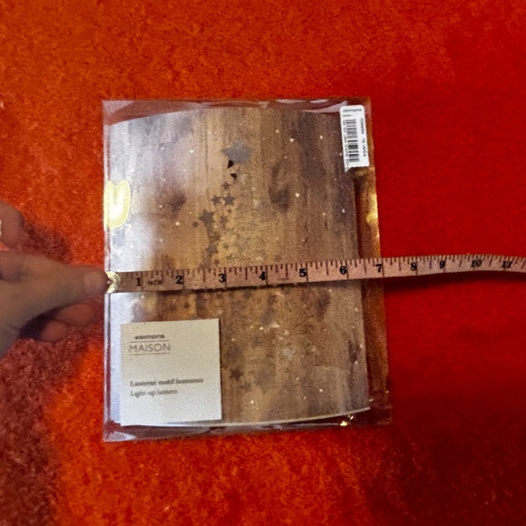 Festive Christmas tree and stars paper lantern NWT - Picture 9 of 10